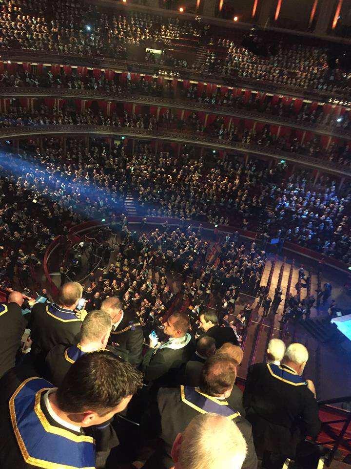 In 2017 members of Greville Lodge attended UGLE Tercentenary celebration at the Royal Albert Hall.